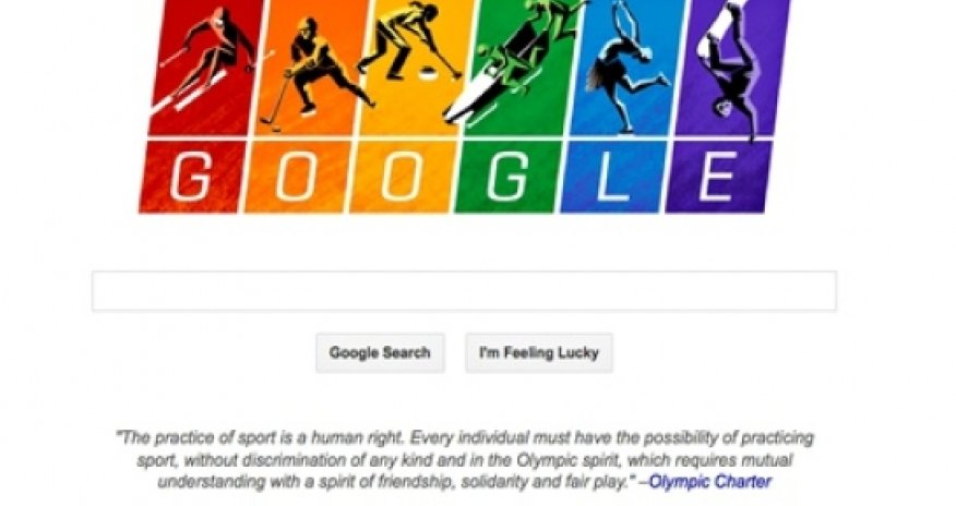 Google doodle features Olympic charter as they enter Russian anti-gay laws row
