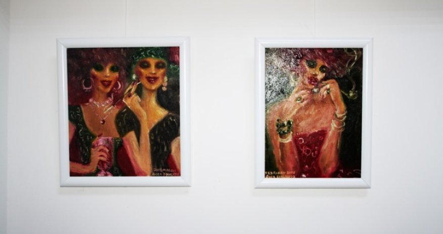Images of Club Girls in the Works by Gulnara Khalykova - PHOTO