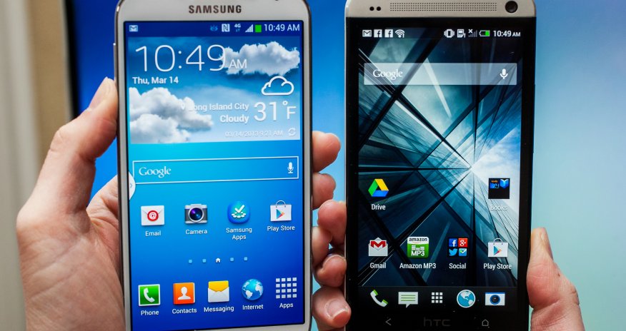 iPhone 5S VS Samsung Galaxy S4 - PHOTO