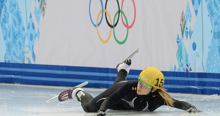 This is what it looks like when an Olympian's medal dreams disappear - PHOTO