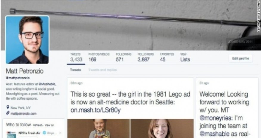Twitter testing profile pages that look like Facebook