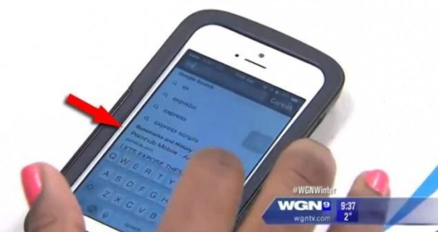 Interviewee’s penchant for porn revealed in live cell phone demo -