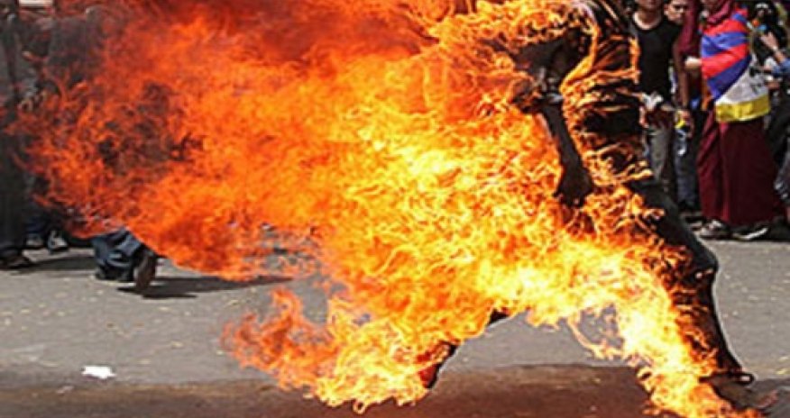 Invalid of the Karabakh war tried to commit self-immolation