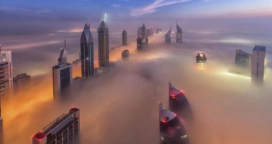 Dubai in the sky - PHOTO