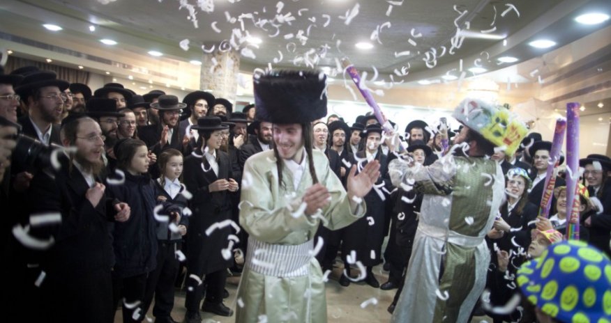 Ultra-orthodox Jewish wedding in Jerusalem - PHOTO