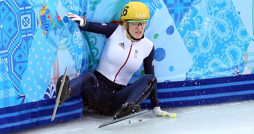The only thing these speed skaters will be taking home from Sochi - PHOTO