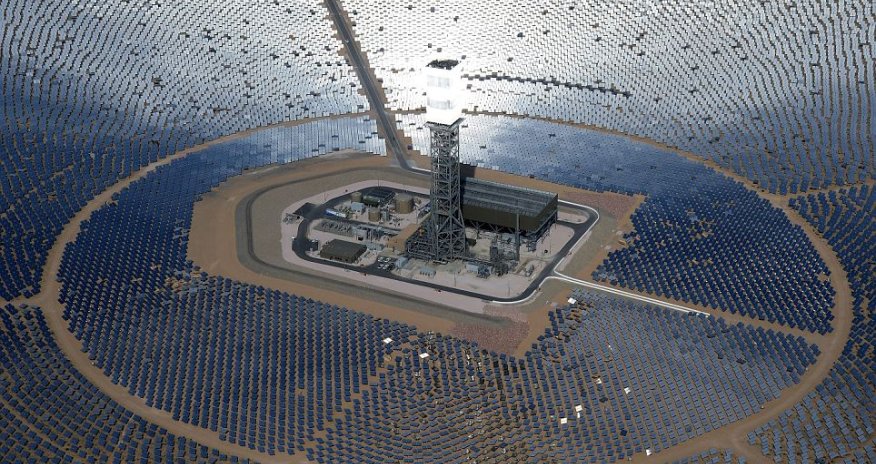 Awe-inspiring images of world’s biggest solar farm -