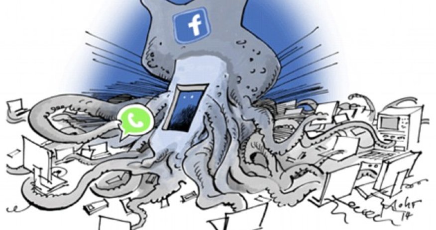 German newspaper depicts Mark Zuckerberg as big-nosed octopus - PHOTO