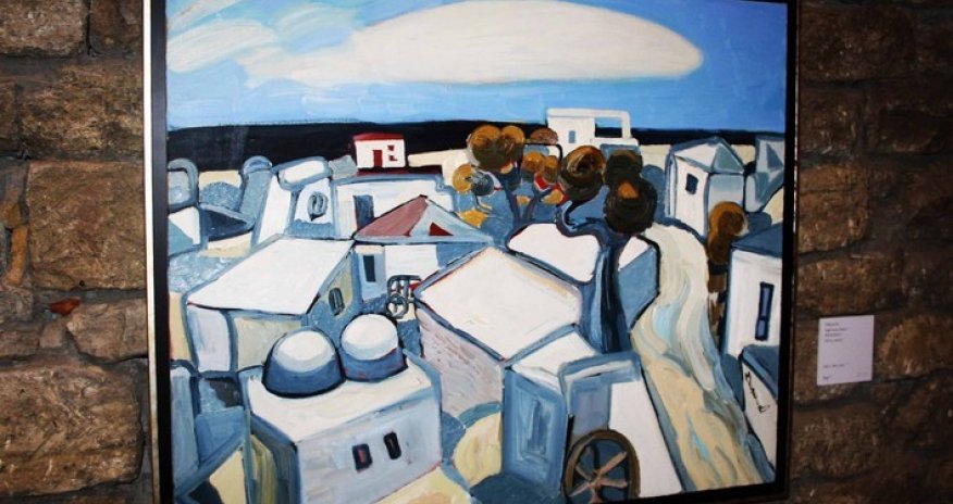 Nargiz Pashayeva at Exhibition of Honored Artist - PHOTO