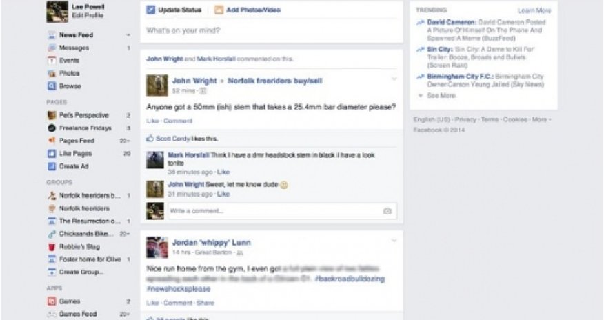 Facebook unveils simplified News Feed page