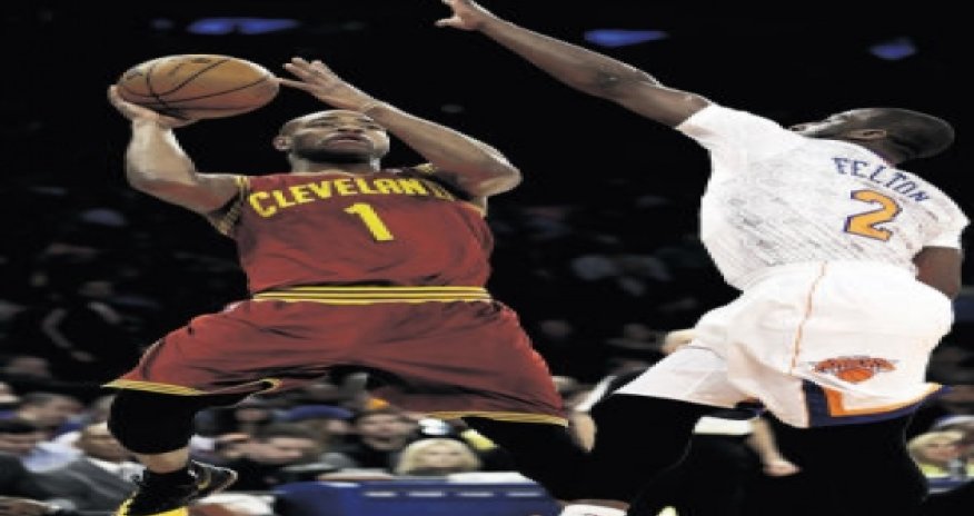 National Basketball Association roundup: Cavaliers end Knicks' win streak