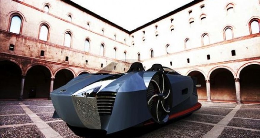 Hovercraft meets sports car in the radical Supercraft - PHOTO