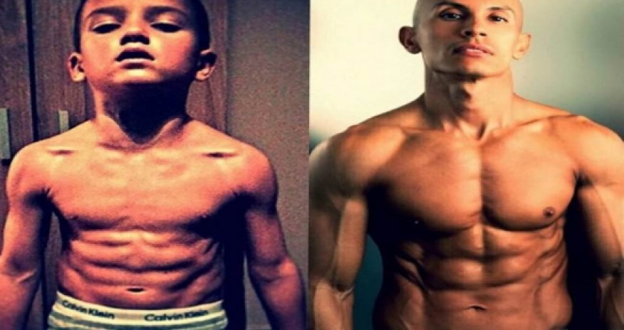 Eight-year-old bodybuilder becomes an internet sensation - PHOTO