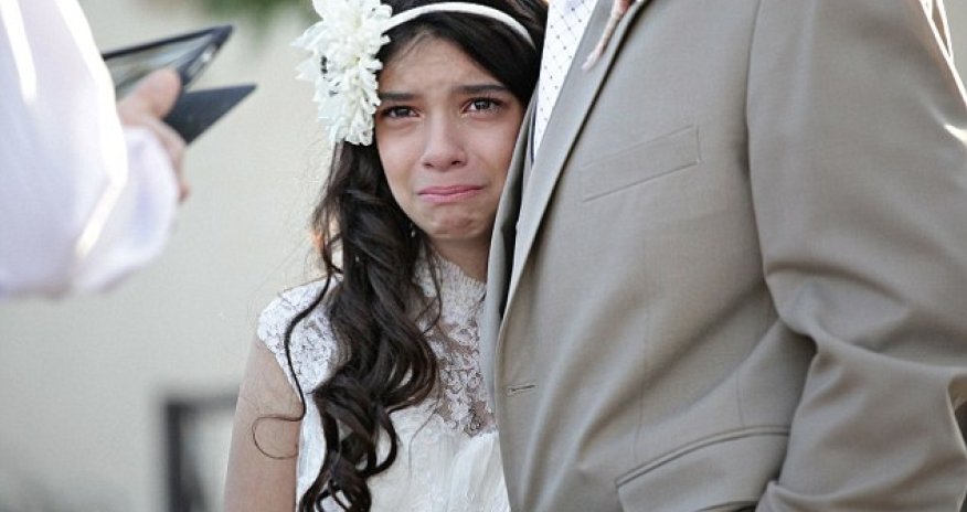 Dying father sees his 11-year-old down the 'aisle' - PHOTO+VIDEO