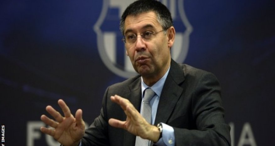 Barcelona transfer ban an injustice - president Josep Maria Bartomeu