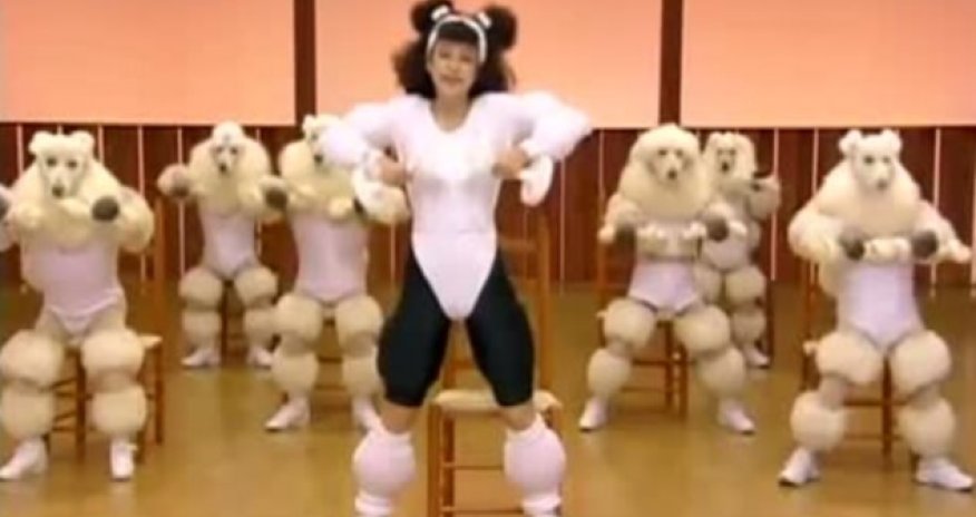 World’s most bizarre exercise video - VIDEO