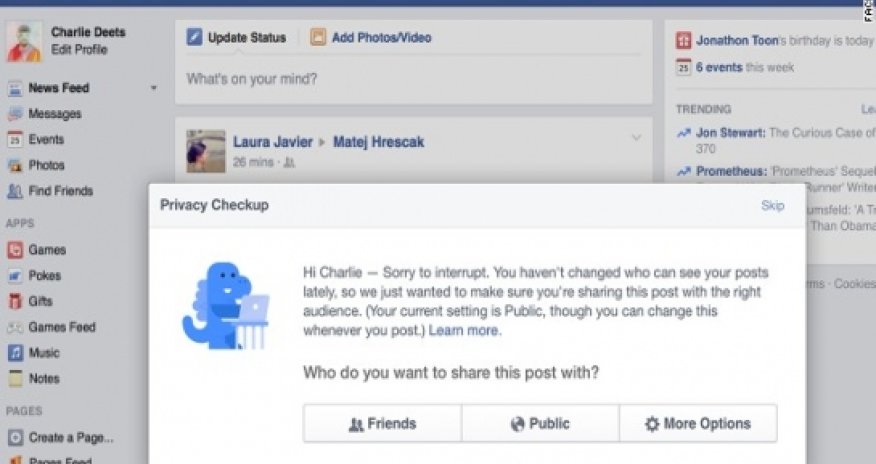 Facebook tweaks its privacy settings