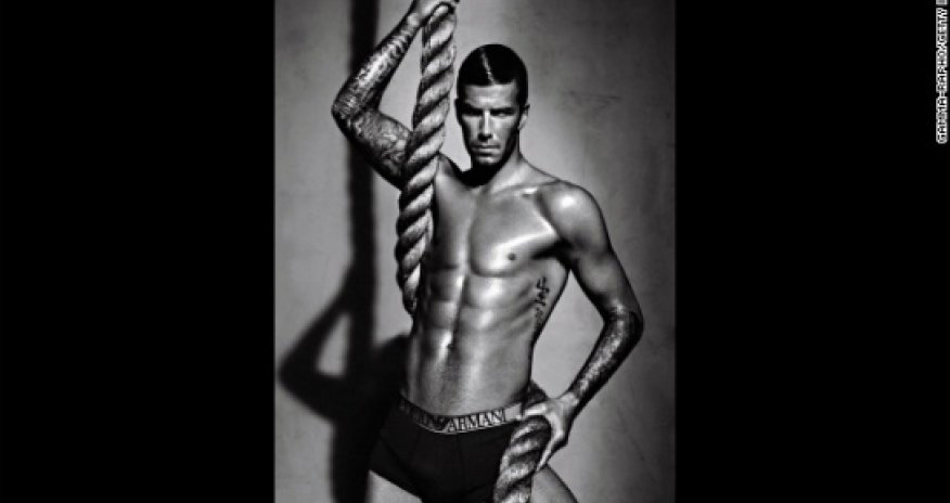 Beckham named 'No. 1 underwear model' - PHOTO