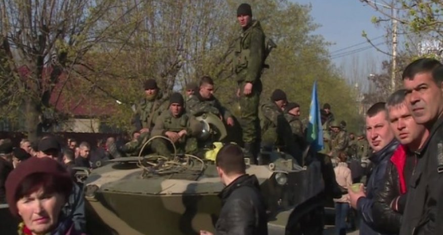 Ukrainian troops enter central Kramatorsk