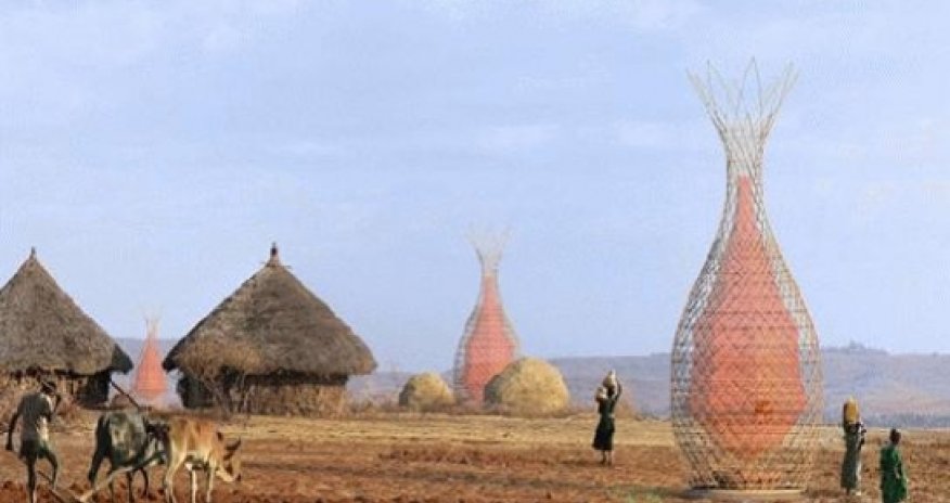 This Giant Basket Captures Drinking Water From the Air