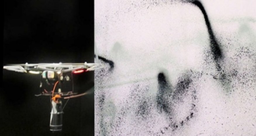 Spraycopter: the drone that does graffiti - VIDEO