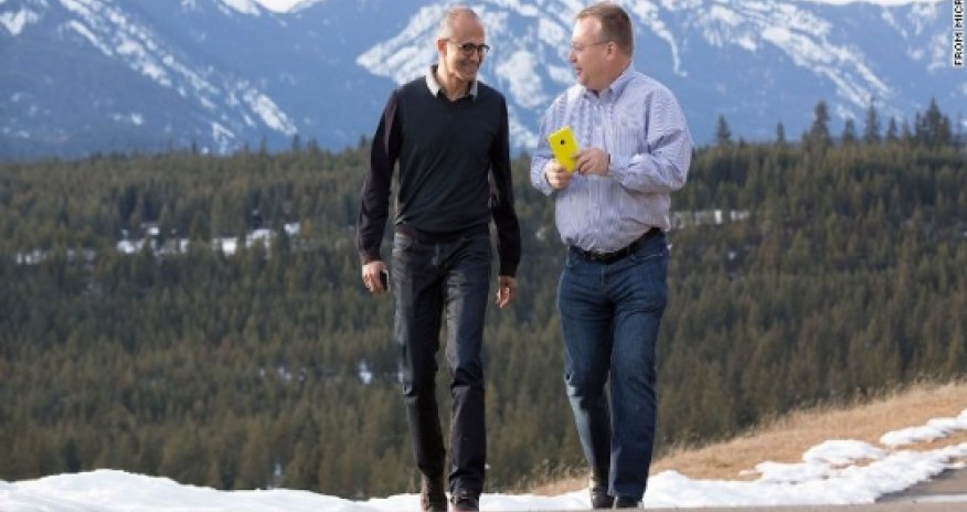 Microsoft, Nokia and that mountain photo