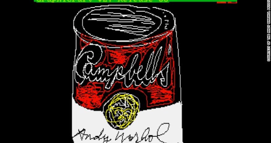 Andy Warhol's lost computer art found 30 years later - PHOTO