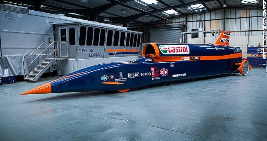 Meet the world's first 1,000 mph car
