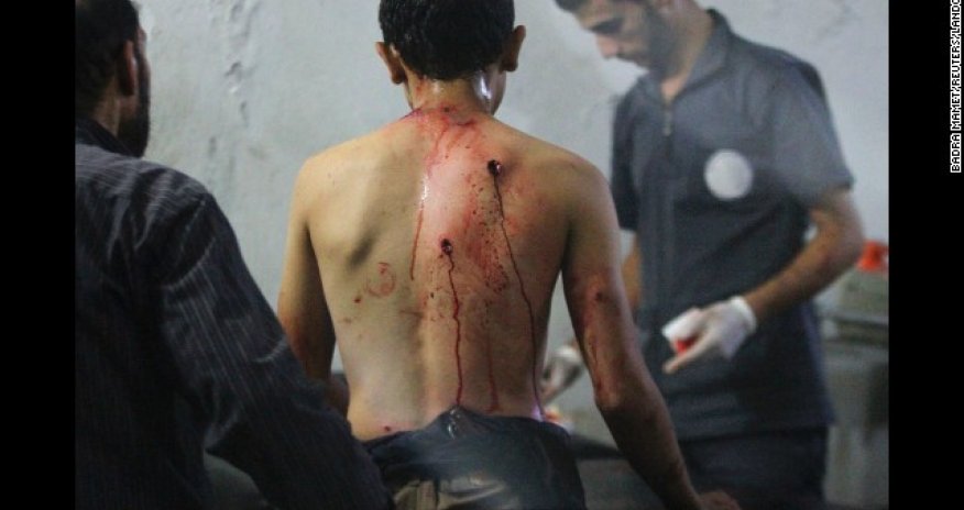 Syrian civil war in 2014