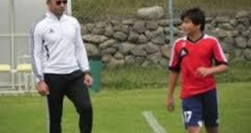 Сын Гурбана Гурбанова порадовал отца, забив два гола ...Карабаху