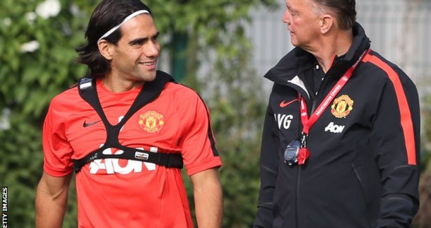 Man Utd's Radamel Falcao only fit for 20 minutes - Louis Van Gaal