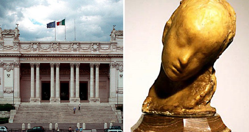 Thief walks out with €500,000 sculpture from Italy's national modern art museum