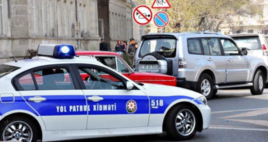 Bakıda yol polisi ilə sürücü arasında dava - VİDEO