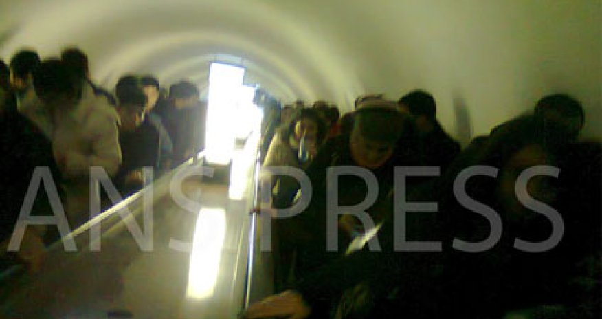 Bakı metrosunda təşviş