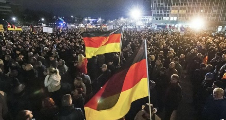 Anti-Islam 'Pegida' march in German city of Dresden