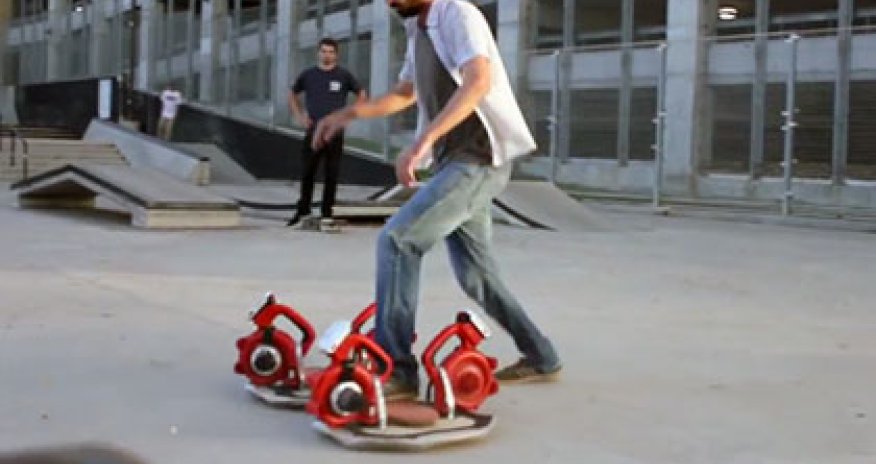 Летающую доску построили из фанеры