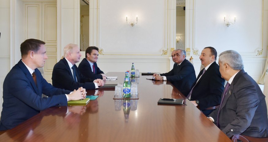 BP CEO Dudley visits Azerbaijan president in Baku