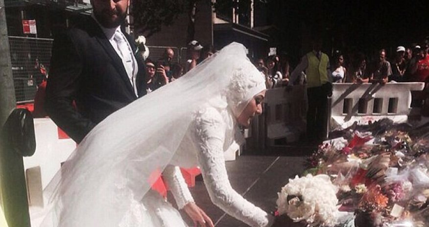 Muslim bride took a detour on her big day