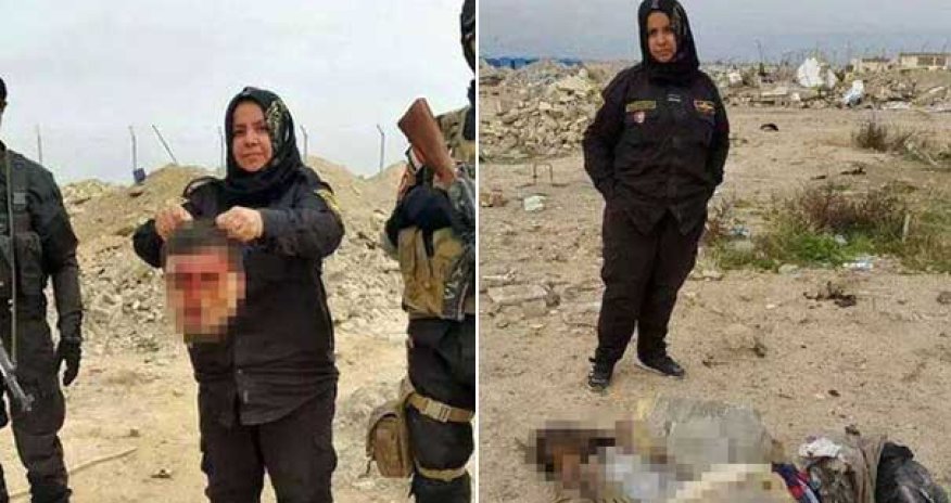 İŞİD-i qorxuda saxlayan qadınlar - Fotolar