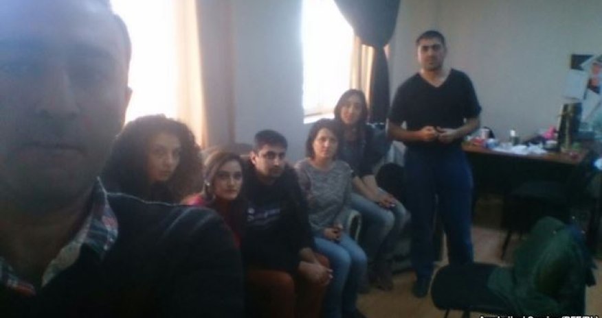 RFE/RL journalists detained, questioned by Azeri police