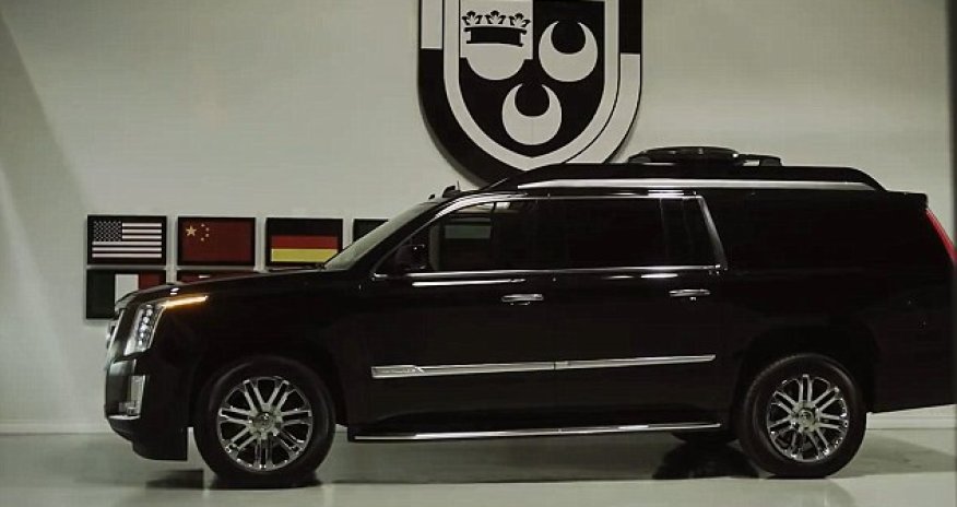 Pimped-out Cadillac Escalade boasts 48in curved TV and 24-karat gold-plating