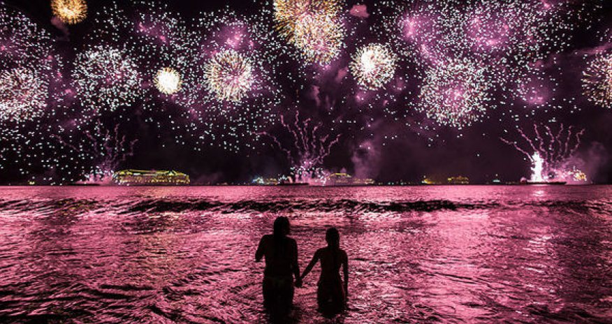 Dünyada yeni ili necə qarşıladılar - Fotolar