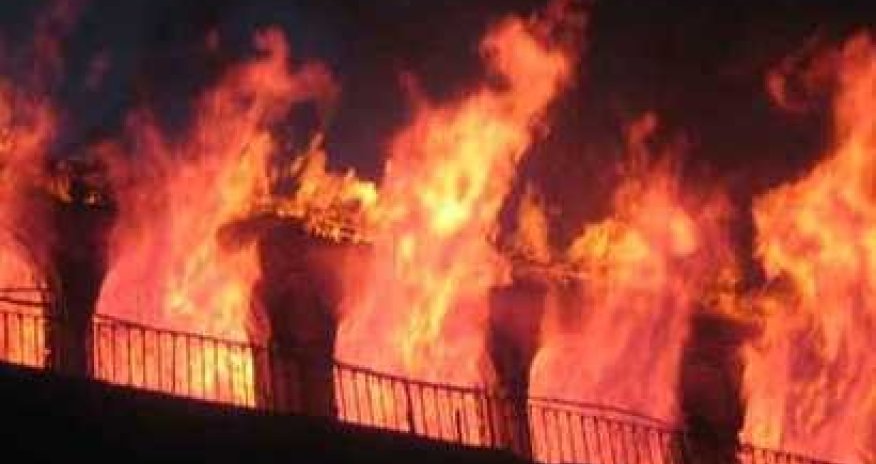 В 28 Mall произошел пожар