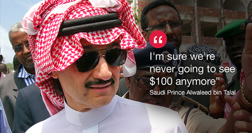 Saudi Prince: Oil will never return to $100