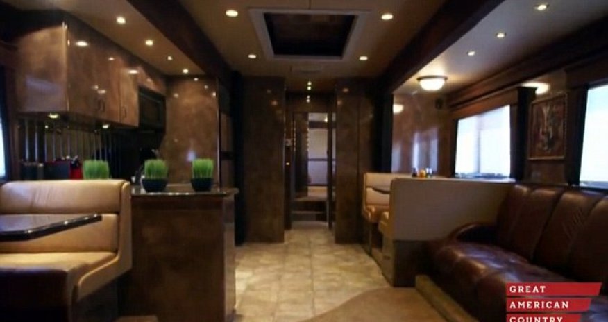 Inside Brad Pitt's $1million trailer