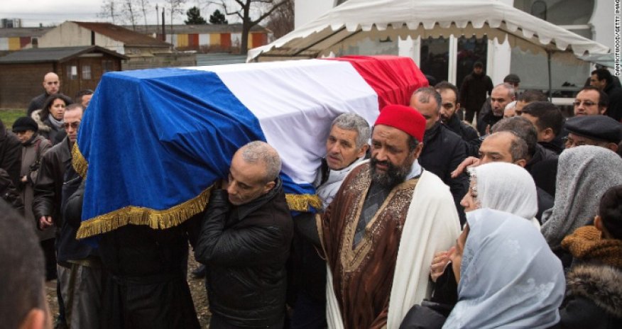 Defiance, sorrow as terror victims are mourned in France, Israel