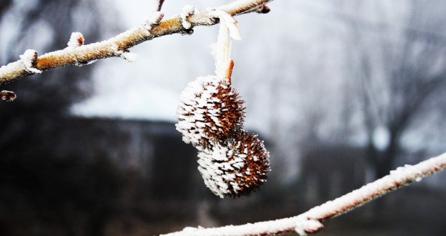 Views of winter in Azerbaijan