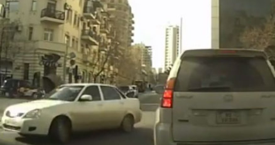 Polisi sürüyən sürücü tutuldu - VİDEO