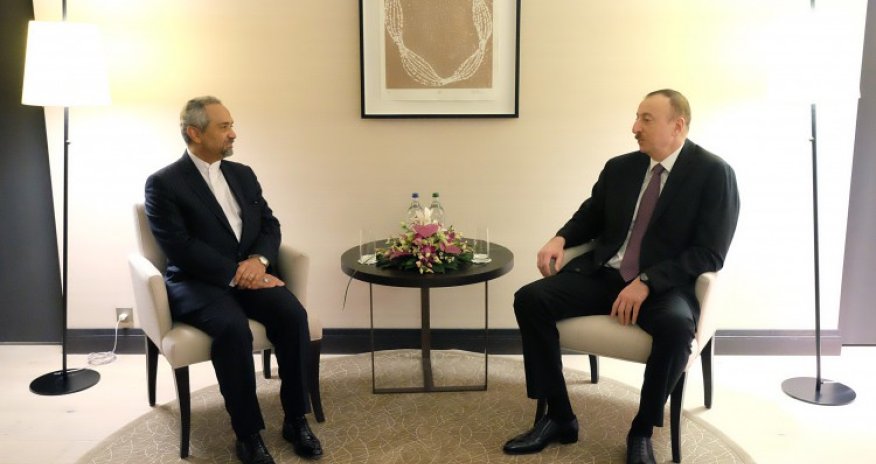 Aliyev meets head of Iranian president’s office in Davos