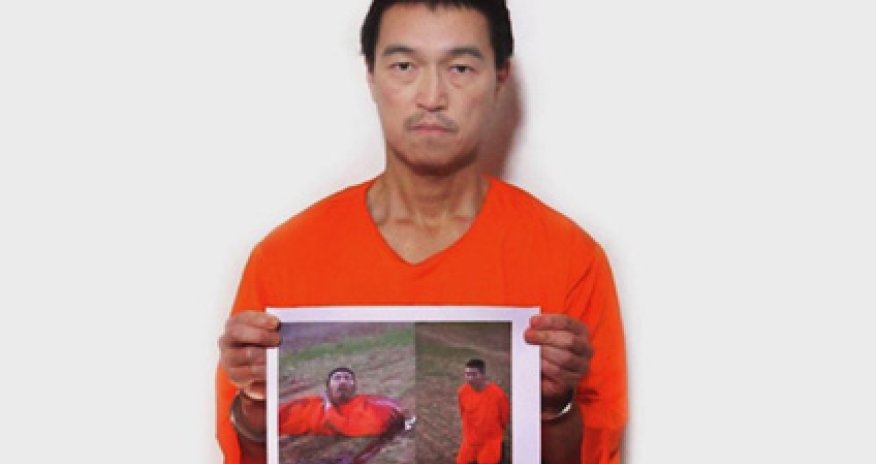 İŞİD yaponu belə edam etdi (VİDEO, FOTO 18+)